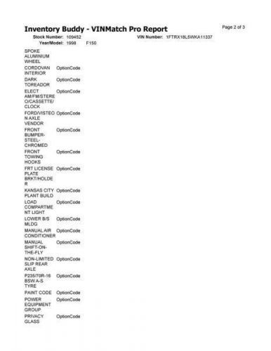 Passenger Rear Door Glass Heritage Super Cab Fits 98-04 FORD F150 PICKUP, US $90.00, image 5