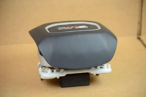 2019-2024 gmc sierra 2500 hd left driver steering wheel airbag black genuine oem