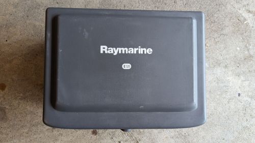 RAYMARINE E120 E02013 GPS CHART PLOTTER FISHFINDER RADAR MFD w/ SUN COVER, US $400.00, image 4