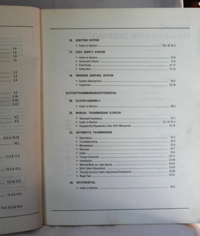 HONDA ACCORD 1980 SERVICE MANUAL - 1980 HONDA ACCORD REPAIR MANUAL-ORIGINAL, US $17.99, image 4