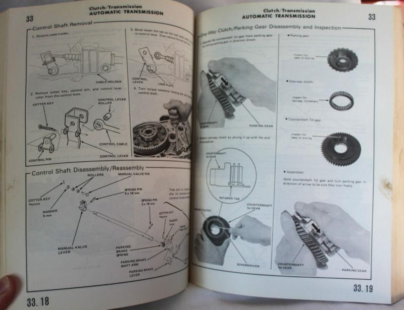 HONDA ACCORD 1980 SERVICE MANUAL - 1980 HONDA ACCORD REPAIR MANUAL-ORIGINAL, US $17.99, image 6