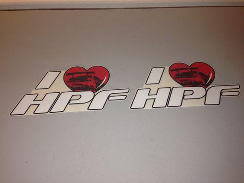 Sell HorsepowerFreaks I HEART HPF Car Stickers in Gresham, Oregon, US