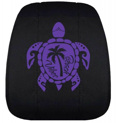 2 Custom fit Headrest covers w/ a nice turtle &palm tree fits Jeep wrangler, US $28.99, image 3