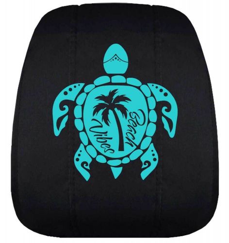 2 Custom fit Headrest covers w/ a nice turtle &palm tree fits Jeep wrangler, US $28.99, image 5