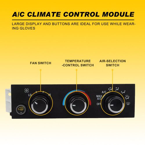 AC Heater Climate Control Module 599-294 For Chevrolet Express GMC Savana G, US $69.99, image 15