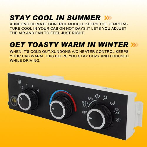 AC Heater Climate Control Module 599-294 For Chevrolet Express GMC Savana G, US $69.99, image 17