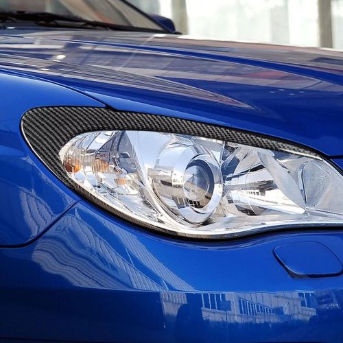 For Subaru Impreza WRX STI 9th 06-07 Carbon Fiber Headlight Eyebrow Eyelid Cover, US $27.99, image 9