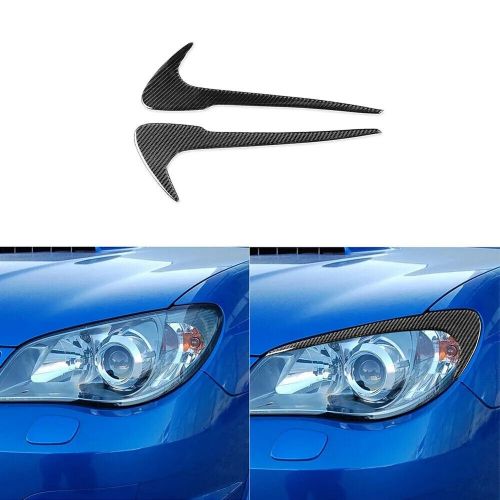 For Subaru Impreza WRX STI 9th 06-07 Carbon Fiber Headlight Eyebrow Eyelid Cover, US $27.99, image 11