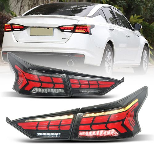 Pair LED Tail Lights Fit For Nissan Altima 2019-2024 SR SV Rear Lamps Animation, US $279.00, image 6