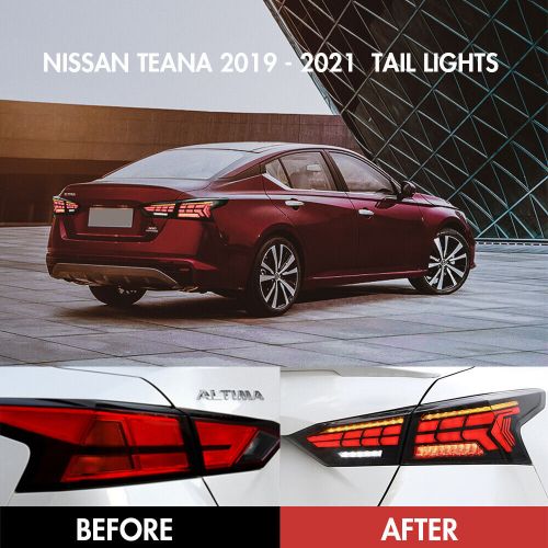 Pair LED Tail Lights Fit For Nissan Altima 2019-2024 SR SV Rear Lamps Animation, US $279.00, image 11