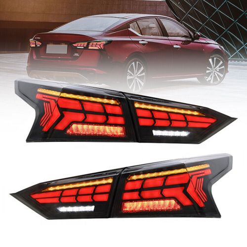 Pair LED Tail Lights Fit For Nissan Altima 2019-2024 SR SV Rear Lamps Animation, US $279.00, image 14