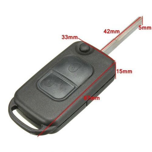 2 Button Turn Remote Control Key Box Hu64 Blade Fob for Merced2168-, US $, image 3