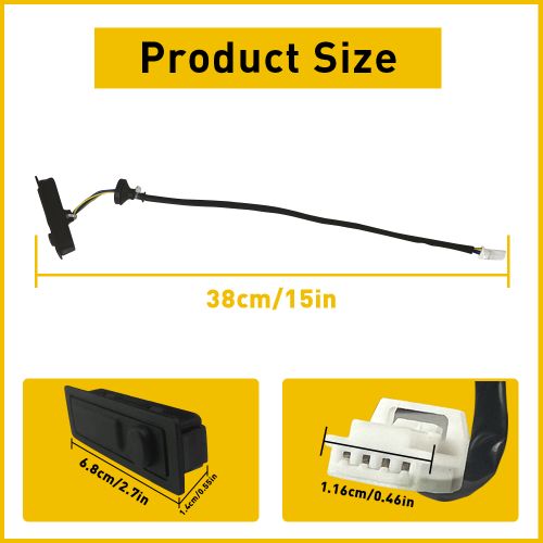 25380-3JA0A Fit 2013-19 Nissan Pathfinder Tailgate Release Button Trunk Switch, US $18.76, image 10