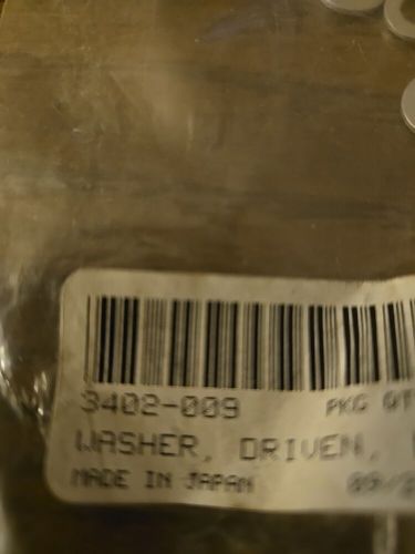 Arctic cat snowmobile driven washer 3402-009 qty 3