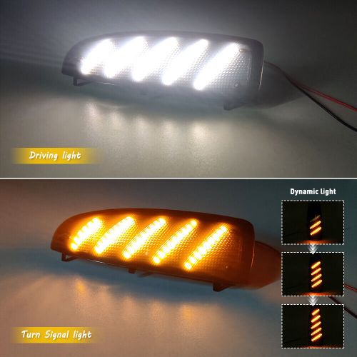 2PCS Flowing LED White/Amber Switchback Side Mirror for Lights 03-07 Ford F250, US $31.19, image 10
