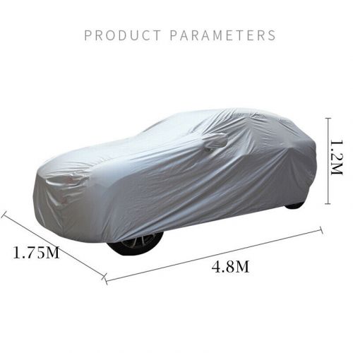 Full Car Cover with storage bag for Outdoor Dust Rain Snow Waterproof Breathable, US $22.78, image 7