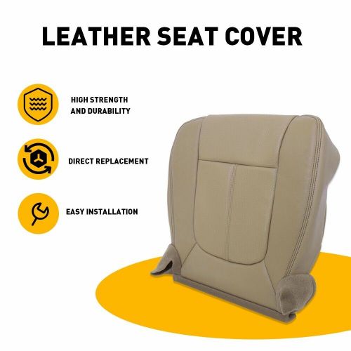 Driver Bottom Perfitated Seat Leather Tan fit Cover F250 fitd Lariat 2011-16 USA, US $41.99, image 3