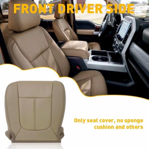 Driver Bottom Perfitated Seat Leather Tan fit Cover F250 fitd Lariat 2011-16 USA, US $41.99, image 7
