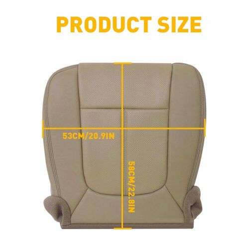 Driver Bottom Perfitated Seat Leather Tan fit Cover F250 fitd Lariat 2011-16 USA, US $41.99, image 8