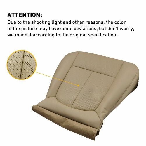 Driver Bottom Perfitated Seat Leather Tan fit Cover F250 fitd Lariat 2011-16 USA, US $41.99, image 11