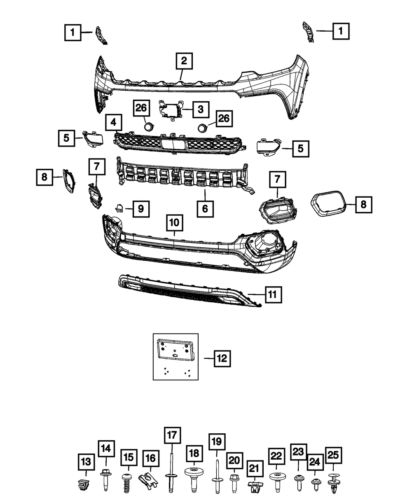 Genuine mopar air duct left 68458813aa
