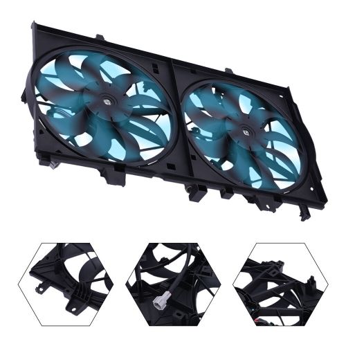 Dual Radiator Cooling Fan Assembly for NISSAN ROGUE 2014-2019 X-Trail 2015 16 17, US $63.84, image 13