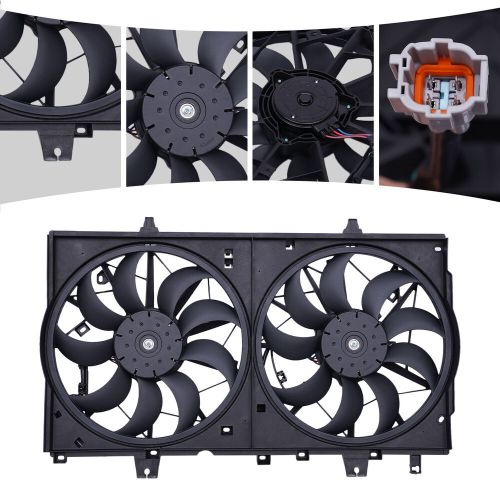 Dual Radiator Cooling Fan Assembly for NISSAN ROGUE 2014-2019 X-Trail 2015 16 17, US $63.84, image 15
