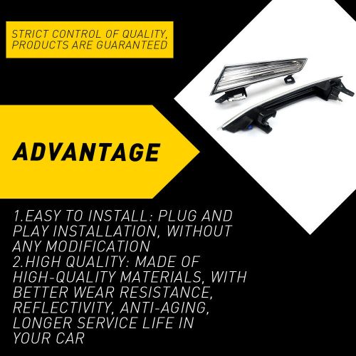 2X Left+Right Headlight Reflector Panels Clear Lens For 2009-2014 Nissan Murano, US $46.99, image 9