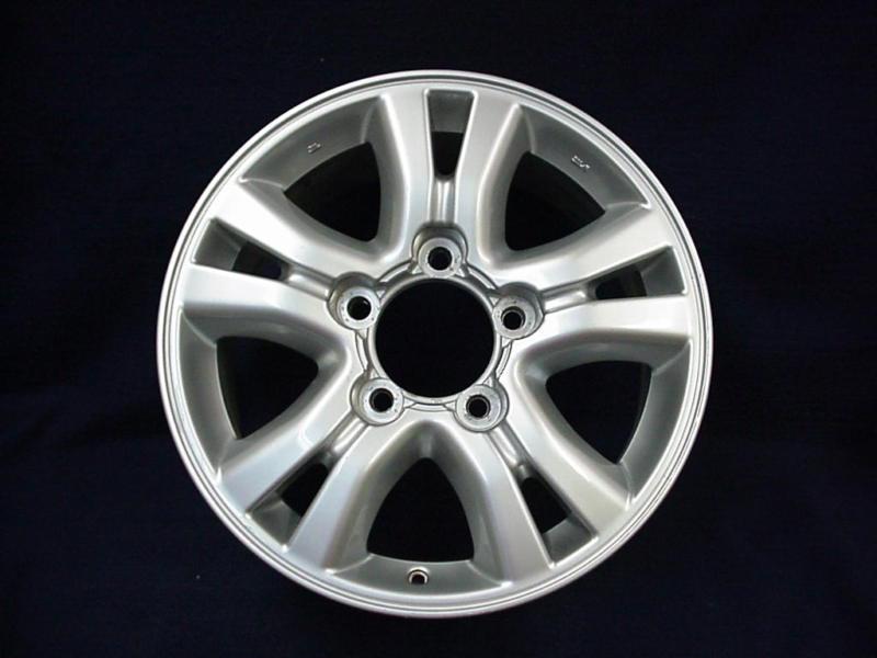 Lexus lx470 03-05 18" 5 split spoke silver alloy / aluminum wheel - 1