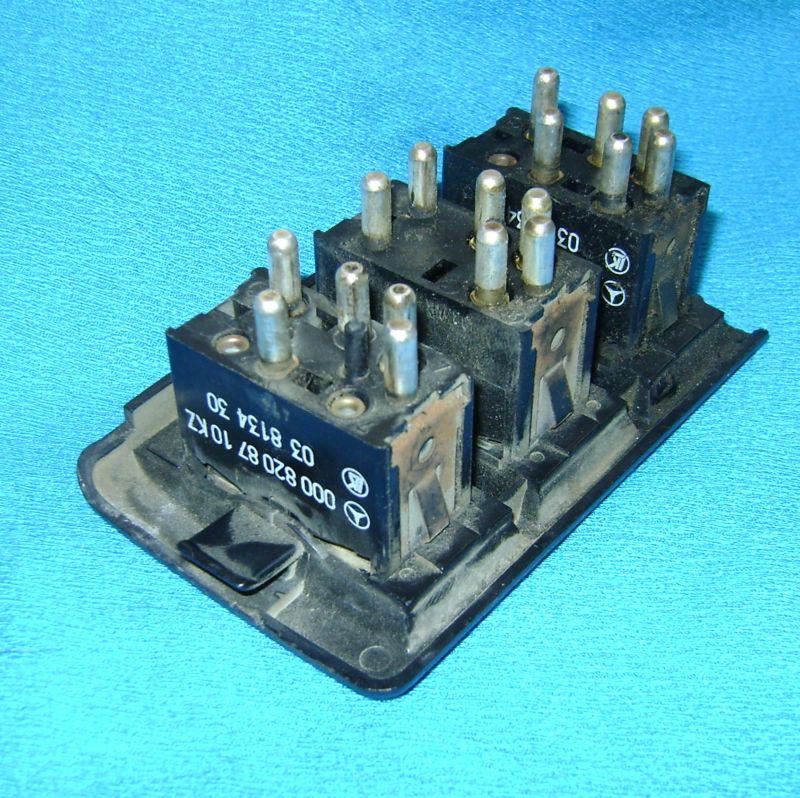 MERCEDES W126 WINDOW, SEAT, HEAT SWITCHES & TRIM LEFT REAR OEM, US $34.95, image 4