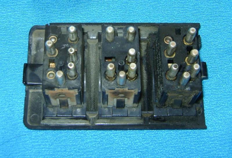 MERCEDES W126 WINDOW, SEAT, HEAT SWITCHES & TRIM LEFT REAR OEM, US $34.95, image 5