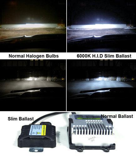 6000k SLIM XENON HID KIT+BLACK 08-10 GRAND CHEROKEE 2x HALO PROJECTOR HEADLIGHTS, US $209.99, image 4