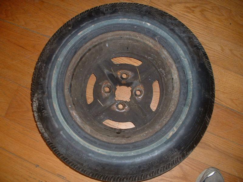 1974-1978 OEM FORD MUSTANG II STOCK RIM / WHEEL WITH TIRE OR FOR SPARE, US $12.00, image 3
