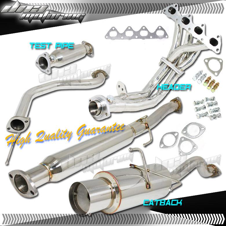 Sell FULL EXHAUST COMBO HEADER+CATBACK EXHAUST+PIPE CAT BACK INTEGRA 94