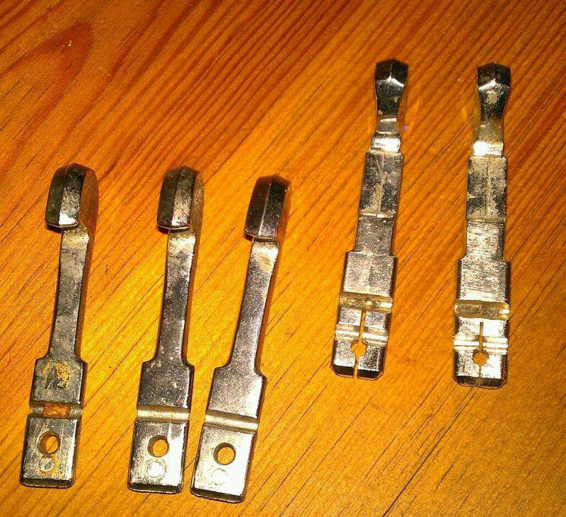 Mercedes 220 190 300  sl se s heating metal chrome levers 220se 190sl 300 300se