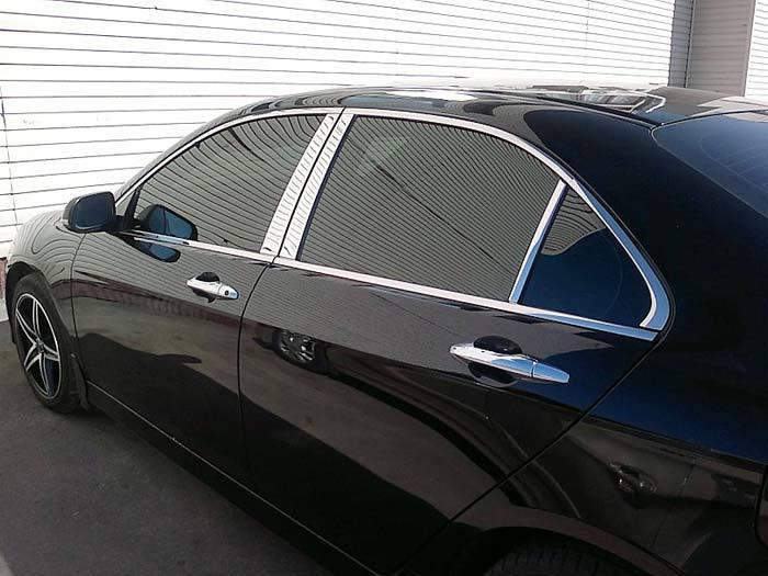 Sell BMW 5 SERIES 08 09 10 REAL STAINLESS STEEL DOOR PILLARS 2008 2009
