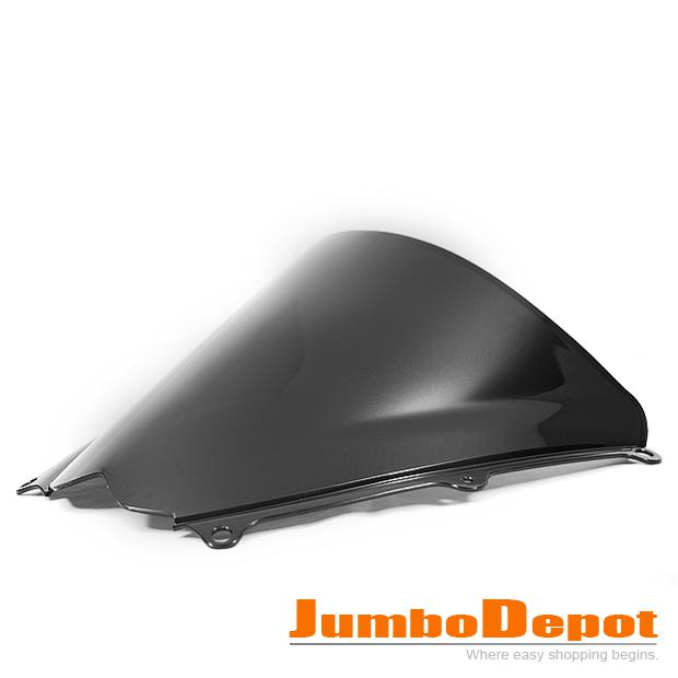 1 x black wind shield wind screen protect set fits suzuki  gsx-r 1000 2007 2008 