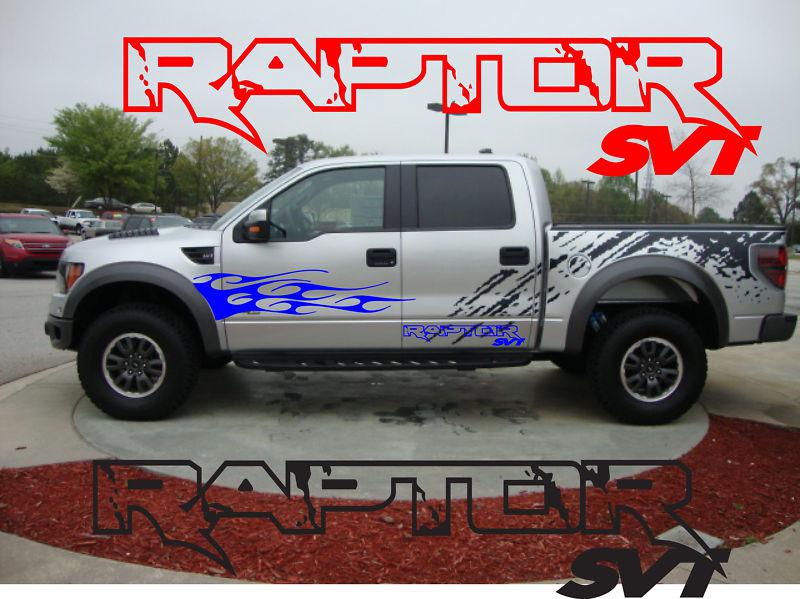 Ford svt raptor   side decals set