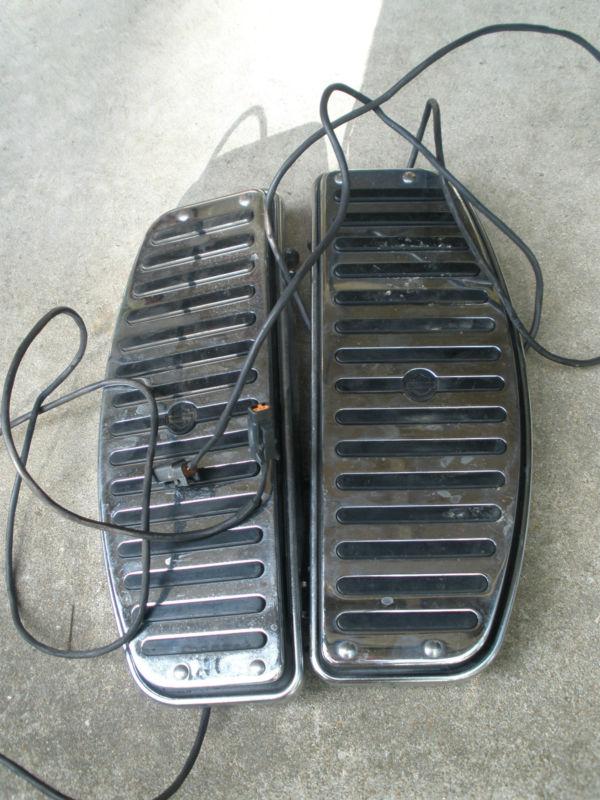 Harley davidson touring electric front foot boards. 