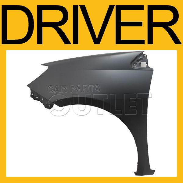 04-10 toyota sienna ce limited xle le primed fender l/h