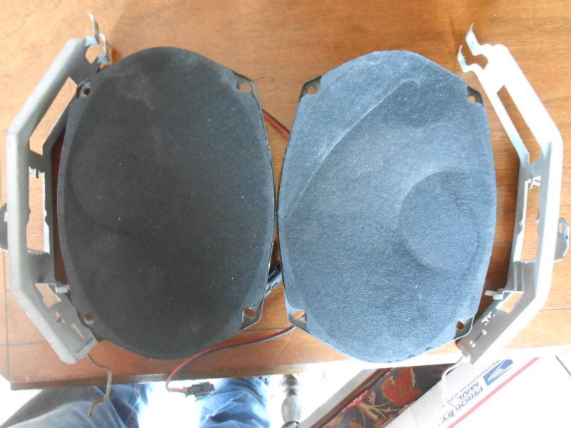 6x9 delco sound 4 ohm speakers with brackets nice original gm