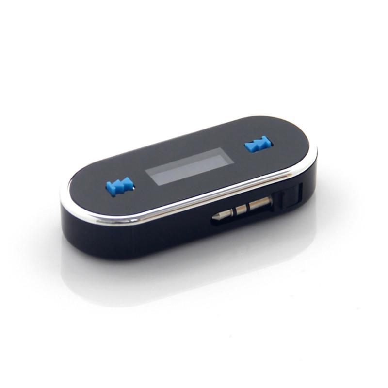 Wireless 3.5mm In-Car Handsfree Music FM Transmitter for Phones iPod iPad Black, US $4.99, image 2