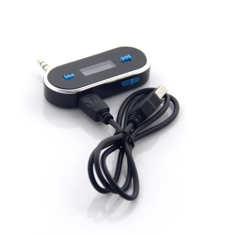 Wireless 3.5mm In-Car Handsfree Music FM Transmitter for Phones iPod iPad Black, US $4.99, image 4