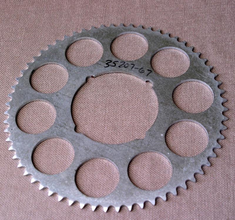 Harley 64 tooth trans rear sprocket #35207-67