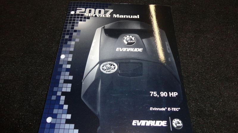 2007 evinrude service manual 75,90 #5007211 outboard boat motors