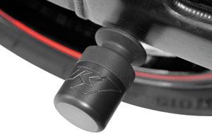 Street bikes unlimited swingarm spools black for kawasaki zx-10r zx10r 2008-2010