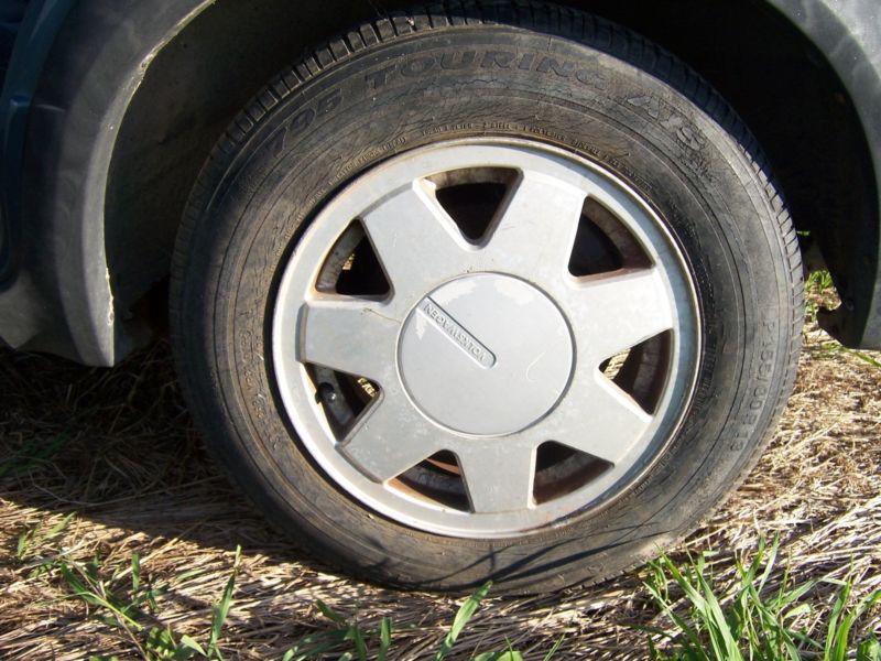 Set of 4 alloy wheels oem vw volkswagen " 7 spoke " 4x100 13 in