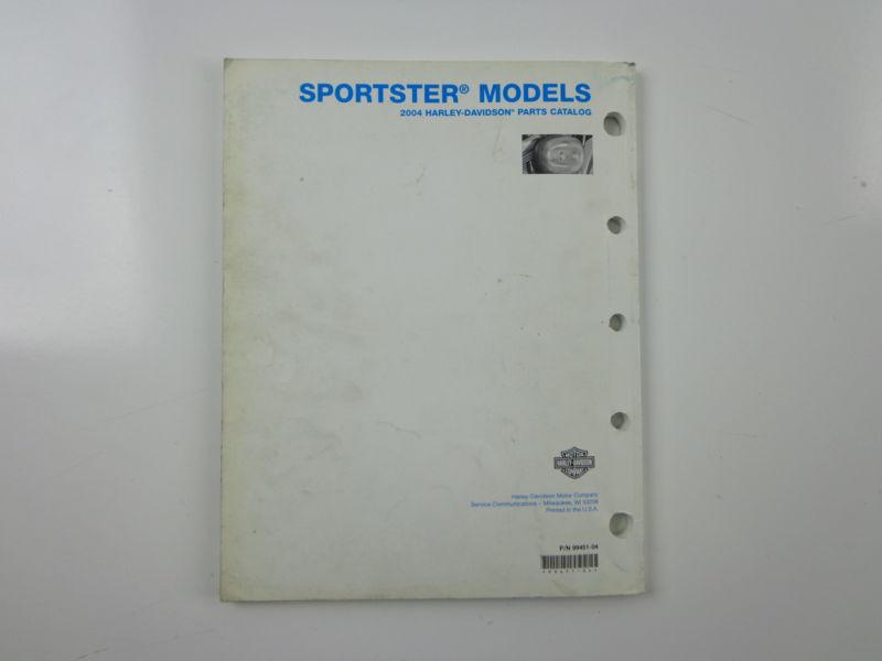 Harley Davidson 2004 Sportster Models Parts Catalog 99451-04, US $24.99, image 2