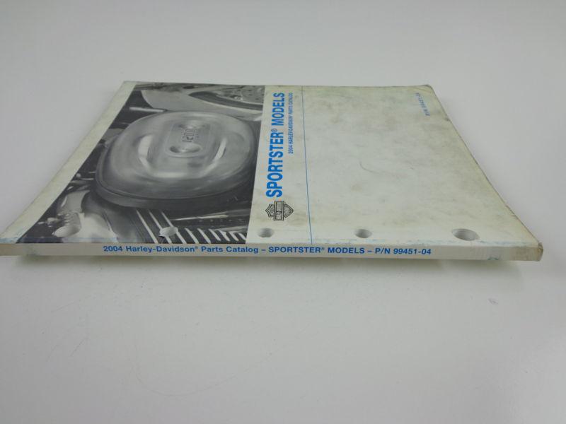 Harley Davidson 2004 Sportster Models Parts Catalog 99451-04, US $24.99, image 3