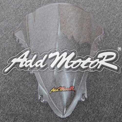Double bubble clear windshield motorcycle windscreen for yzf r1 07-08